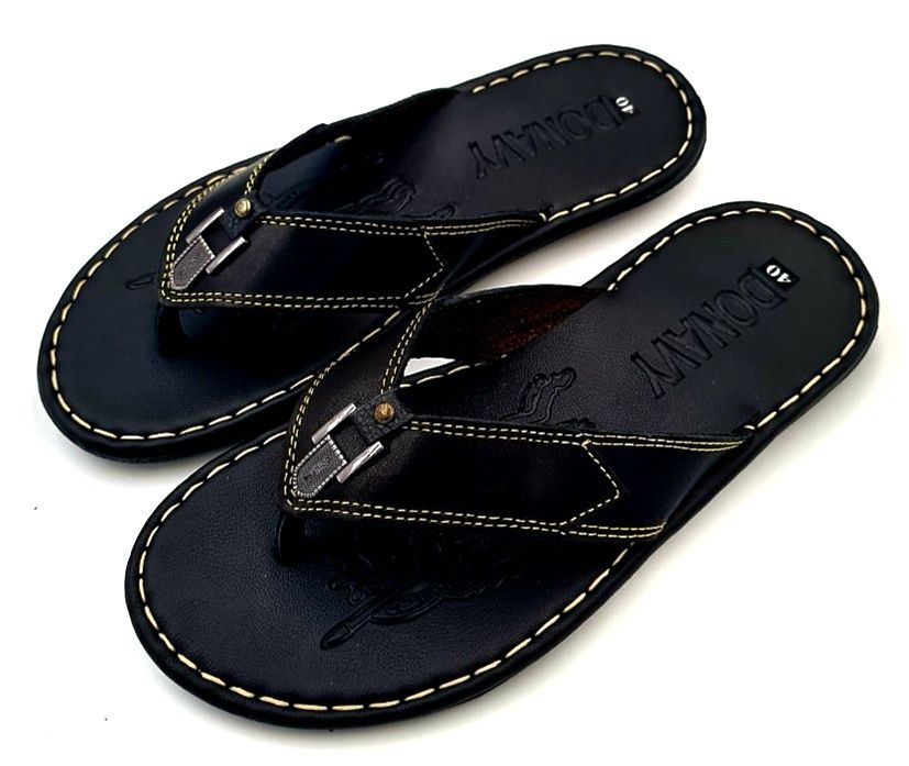 100% Genuine Cow Leather Toe Slippers, High Quality Mens Shoes 12 Months Warranty Shop Kinson. 
