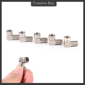 [Creative] 5pcs Right Angle 90 Degree Coaxial Connector F Male To F Female Adapter RG6 RG5