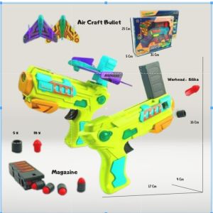Mainan Tembak Tembakan Pesawat Bisa Terbang Peluru Busa Mainan Anak