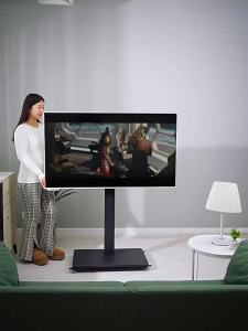 TV Stand With Wheels Floor Type Tv Rack Shelf TV Mount TV Stand Floor Standing Movable rotating universal rack with wheels