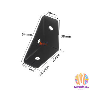 MegaMate ฉากยึดเข้ามุม โครงเหล็กสแตนเลส  อุปกรณ์เสริมเฟอร์นิเจอร์ Steel corner code