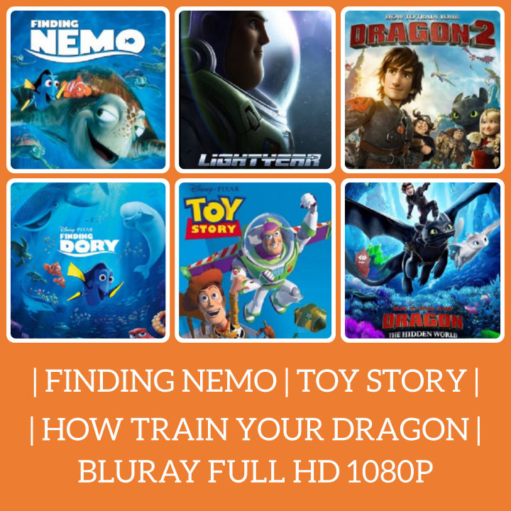 [MOVIE PENDRIVE] TOY STORY HOW TO TRAIN DRAGON FINDING NEMO ANIMATION ...