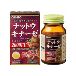 [MUA 1 TẶNG 1]TPBSSK Hỗ Trợ Sức Khỏe Tim Mạch Viên Uống Nattokinase 2000 FU Orihiro 60 Viên - ORIHIRO NHẬT BẢN CHÍNH HÃNG