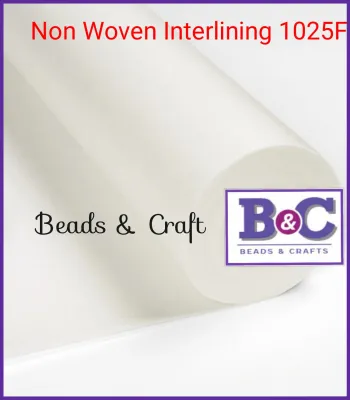 Kain bergam 1025F/Non woven interlining
