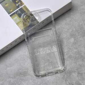 Iphone 16E Clear Wallet Card Case Bening / Card Holder Kartu