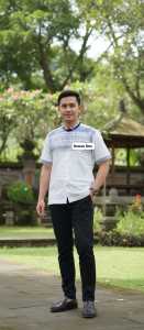 SumberRejekiJeans Baju Koko Putih Katun Lengan Pendek Halus Tebal Bagus Premacy Art. 20D24358/24