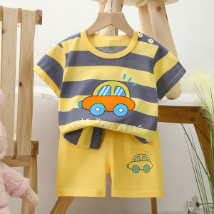 BOBOHO - SETELAN BAJU BAYI  / BAJU ANAK LAKI-LAKI / SETELAN KAOS ANAK / BAJU BAYI LENGAN PENDEK PART 6