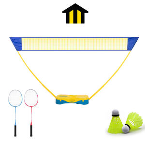 MONZA ตาข่ายแบดมินตัน พร้อมเสาตั้งตาข่าย มีกระเป๋าสำหรับจัดเก็บ มีไม้แบด 2 ไม้ พร้อมลูกขนไก่ 2 ลูก No.Y2267