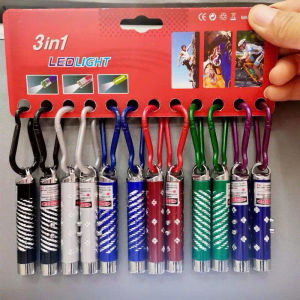 Đồ chơi đèn laser / Bút laze trợ giảng giải trí / Đèn pin LED mini móc khoá
