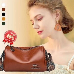 กระเป๋าผู้หญิงหนังนุ่ม กระเป๋าทรงกระบอก กระเป๋าหมอนผู้หญิง กระเป๋าสะพายไหล่ผู้หญิงความจุขนาดใหญ่