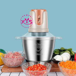 เครื่องบดไฟฟ้า เครื่องปั่นไฟฟ้า เครื่องปั่นอาหาร บด สับ ไฟฟ้า โถสแตนเลส จุ 3 ลิตร รุ่น WK-006 ปลั๊กไทย