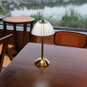 SXHled Creative retro decorative table lamp Nordic style for restaurants INS Bedroom minimalist retro night light ambient light