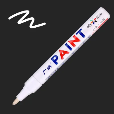 【Japanese Original】Steel Metal Color Marker Pens Waterproof White Marker Paint Pens Permanent Paint Markers for Rock Wood Metal Plastic Glass Canvas Ceramic Etc