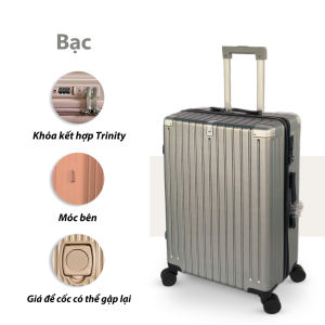 Vali học sinh Vali du lịch Vali bánh xe im lặng Vali bánh xe đa năng Vali lên máy bayVali du lịch công sở