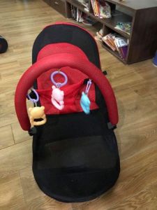 Ghế rung nhún cao cấp có gối nằm ghế rung bập bênh đa năng có thanh treo đồ chơi cho bé cảm giác thích thú khi chơi và thư giãn khi ngủ