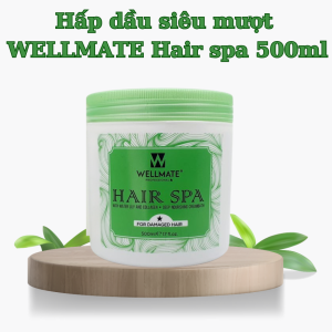 Dầu hấp siêu mượt 1 sao Wellmate Hair Spa 500ml - dùng dưỡng tóc khô yếu và hư tổn.