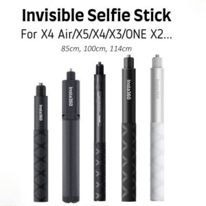 Insta360 Invisible Selfie Stick 114cm 100cm 85cm Extensible Monopod Grip For Insta 360 X5 X4 Air X3 Original Accessories