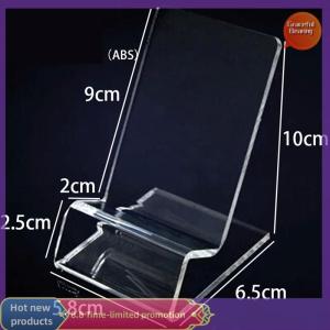 Graceful Clear Plastic transparent Stand Shelf Window Counter Display Showcase