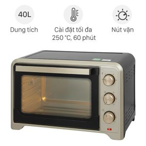 Lò nướng Kangaroo KG4001 40 lít chính hãng 100% like new giá rẻ mới 98-99%  -Công suất nhiệt độ:1600 W-BẢO HÀNH 12 THÁNG