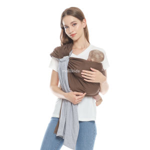 Malilkids Gendongan Bayi Ring Sling Kaos Bolak Balik Gasing BB Two Tone Series