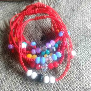 Gelang Tali Giok China Merah