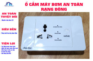 Ổ cắm bảo vệ chống giật cho phao điện bồn nước