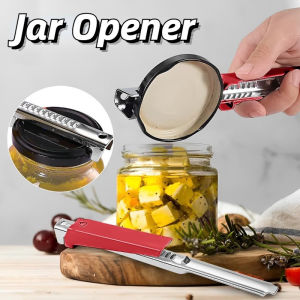 Vixplorn Adjustable Stainless Steel Can Opener Multi-Purpose Portable Non-Slip Lid Opener Kitchen Tools