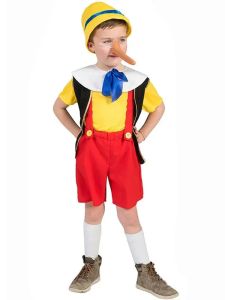 Umorden Puppet Pinocchio Costume for Kid Child Toddler Boy with Long Nose 3-4T 4-12T2026