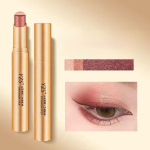3 In 1 Eyeshadow Stick Waterproof Shimmer Gradient One-Swipe Long-Lasting Makeup For Lazy Beauty