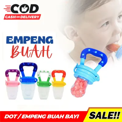 BISA COD - Botol Dot Bayi / Dot Bayi Silikon Lembut Botol Sendok Makan Bayi 125 ml Gratis Empeng Buah Bayi Fruit Feeder