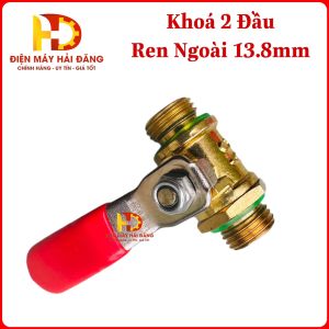 Van khoá bi đồng 13.8mm hàng Đài Loan loại 1.  2 loại ren
