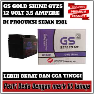 Aki Motor Honda Beat FI ESP KARBU Street/Vario 125 Supra X 125 GS GoldShine GTZ5 Aki Kering siap pakai