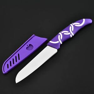 Pisau Apel Stainless Set 12pcs / Pisau Buah Stainless Tajam Set 12pcs / pisau sayur pengupas bawang buah apel korea dengan motif sarungapel