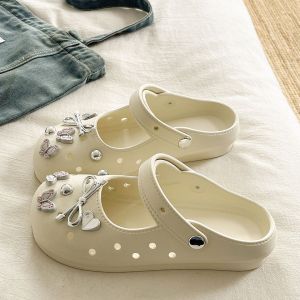 [Free Shipping] Old Money Style Versatile Ballet Flats Casual Refreshing Comfortable And Easy On The Feet Fashionable EVA Clogs