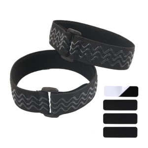 2pcs Womens đàn hồi đùi đai nịt bít tất đầu gối tất kiểu ủng không che bàn chân lớp chống trượt có thể điều chỉnh nịt bít tất chân Dây đai cho Quần tất cao đến đùi vớ