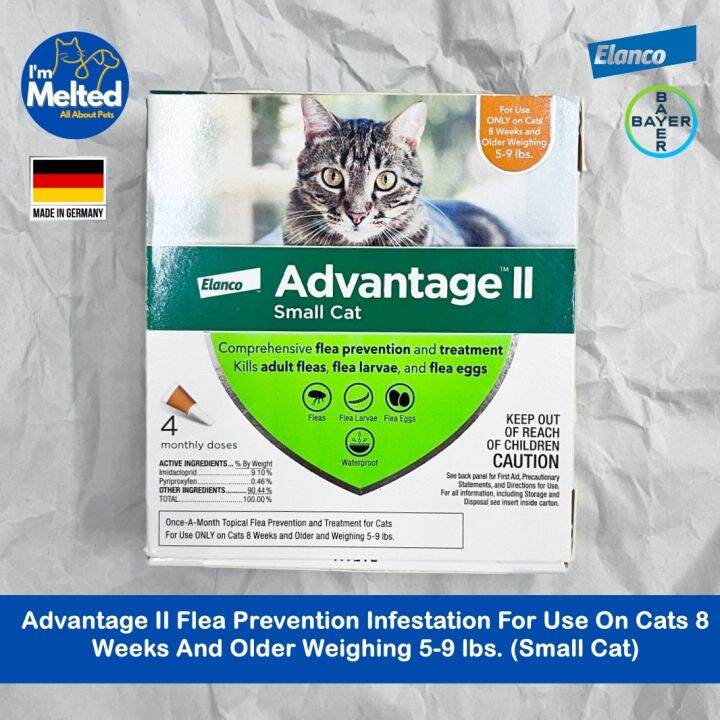 Elanco - Advantage II Flea Prevention Infestation On Cats | Lazada PH