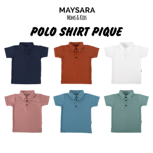 Polo Anak Kaos Kerah Berkerah Laki Laki Perempuan Usia 1 2 3 4 5 Tahun