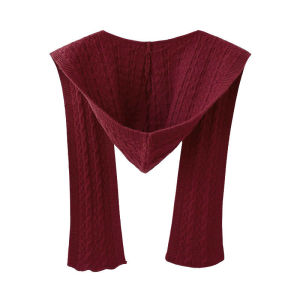 IELGY ผ้าคลุมศีรษะถักของผู้หญิงหลากหลายสไตล์ฤดูใบไม้ร่วงใหม่