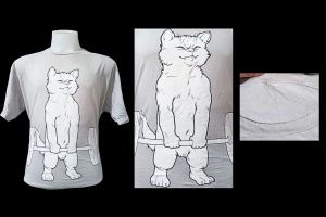 ไซส์ XL เสื้อแมว เสื้อยืดมือสอง ลายสวย ล่าสุด