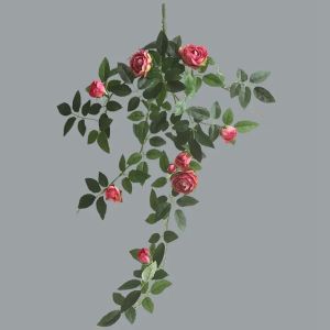 BRISA 52cm Artificial Rose Flower DIY Creative Rose Vine silk flowers silk flowers Artificial Flowers Plants Wedding