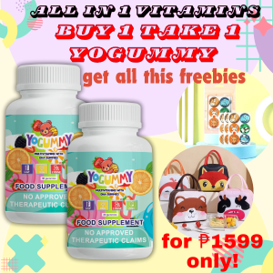 buy 1 take 1 Yogummy Multivitamins with DHA brain booster CGf lysine and zinc
