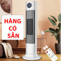 Quạt sưởi điện, Máy sưởi gia đình Điều khiển từ xa - An toàn - Tiết kiệm điện - Đầu xoay góc rộng đa năng tiện lợi. 