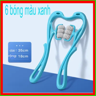 (Dụng cụ con lăn cầm tay) con lăn Massage cổ vai gáy massage lưng bụng toàn thân massage cột sống cổ chân đùi ...