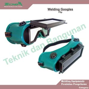 Kacamata Las Safety Welding Googles Flip