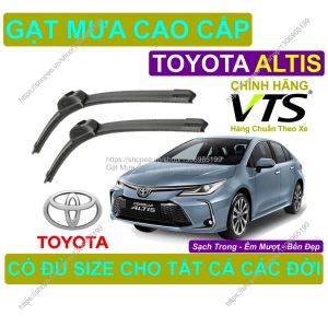Gạt Mưa Silicon Kính Lái Toyota Altis Cặp Gạt M.ưa Kính Lái Toyota Altis Có Đủ S.ize Cho Các Đời Xe Toyota Altis