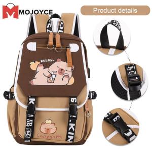 กระตุ้นให้กระเป๋าพาดลำตัวสำหรับผู้หญิงและเด็กผู้หญิงลำลองที่มีการออกแบบ Capybara ที่เป็นเอกลักษณ์และคุณสมบัติที่ใช้งานได้จริง