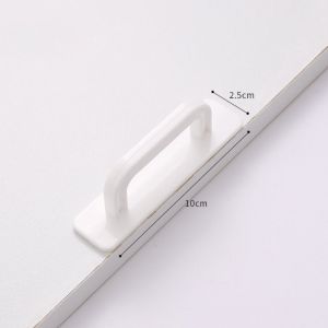 【COD&Fast Delivery】Paste Drawer Handles Multi-purpose Self-adhesive Wardrobe Handle Organizer Plastic Door Handle Window Cabinet