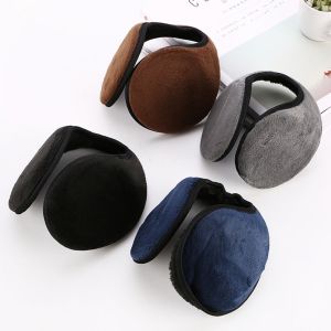 LMS70 Fashion Comfortable Riding For Male Windproof Earflap For Adult Thicken Keep Warmer Plush Earmuffs Ear Warmers Ear Cover Earcap