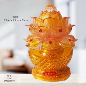 Fengshui Rotating Lotus Flower Money Tree Wealth Tree Living Room Home Decor