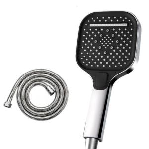 Water Saving High Pressure Shower Head 3 Sprays Setting Large Panel Hand Showerhead For Enhances Bath Experience